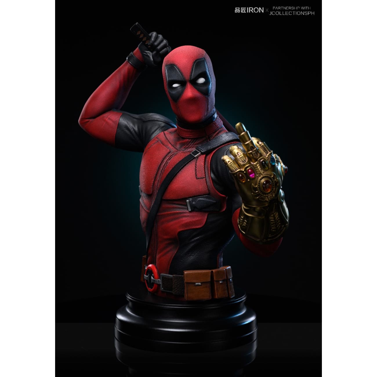 Pin Jiang Iron Studio - Deadpool Bust [MQ060][2 Variants]