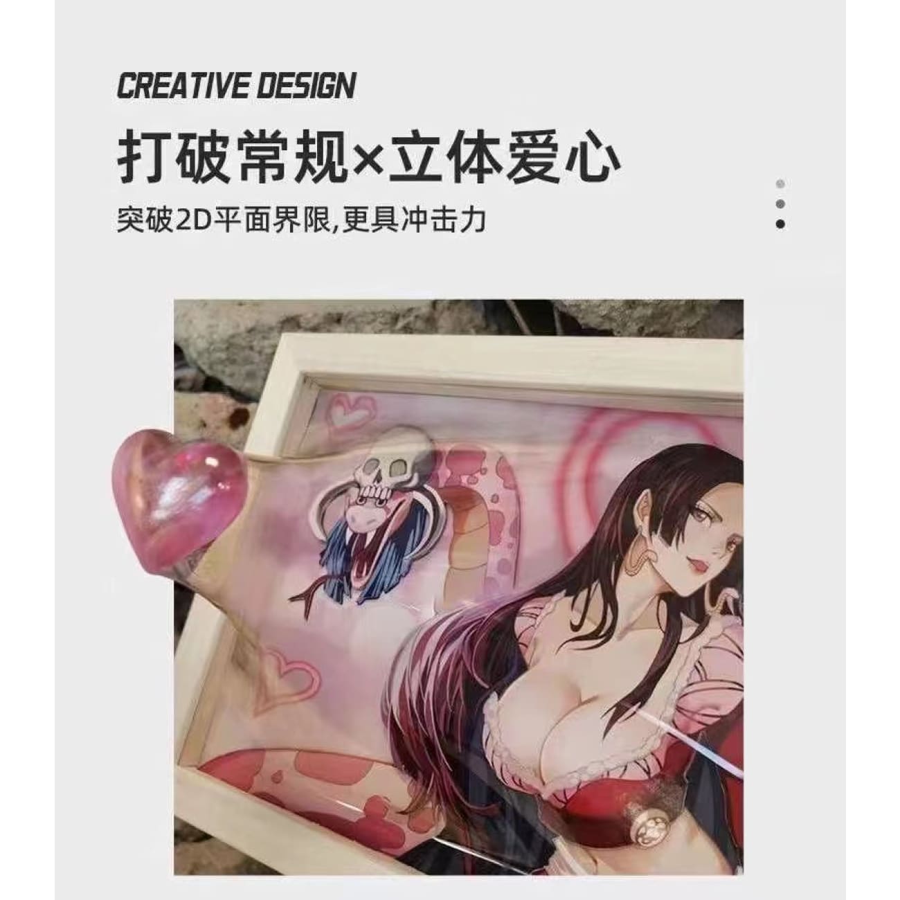 Po Ge Studio - Boa Hancock 3D Cast Off Photo Frame