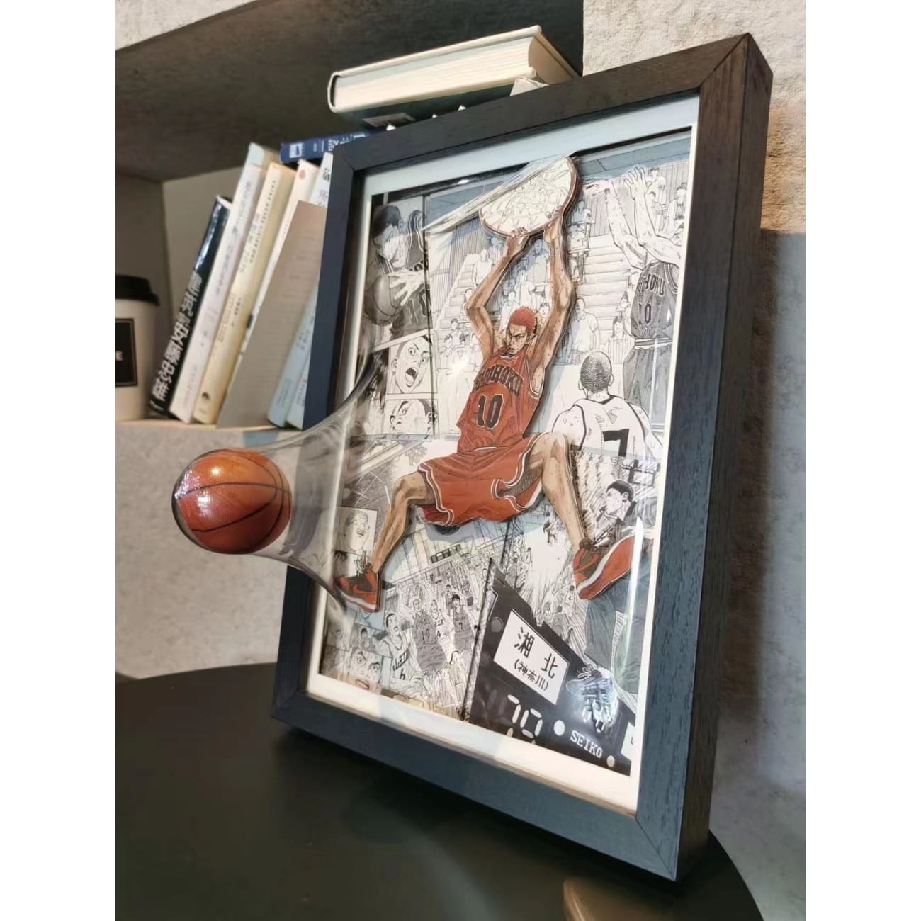 Po Ge Studio - Sakuragi Hanamichi 3d Basket Ball Poster