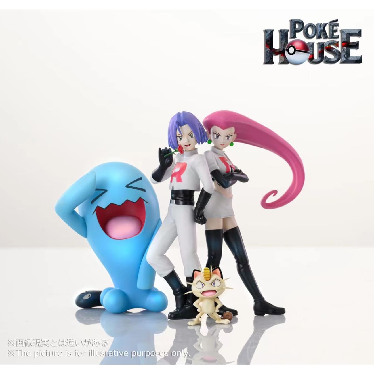 Poke House - Meowth Air Balloon and Jessie Rocket Team [3 Variants]