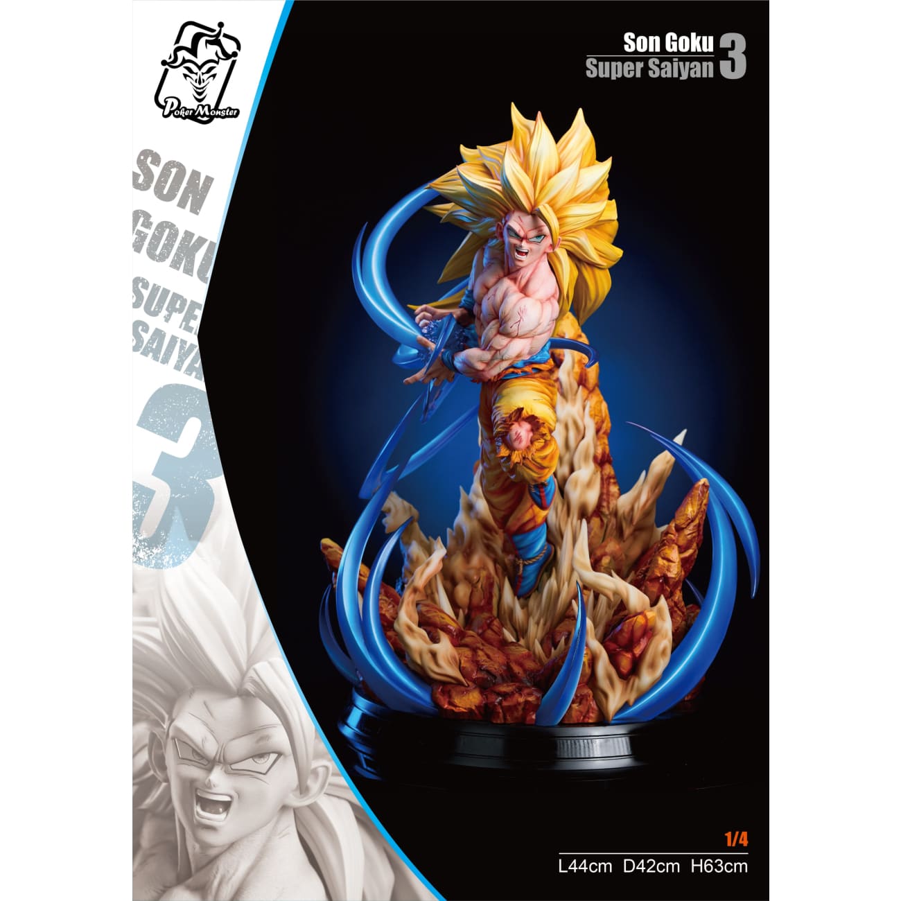 Poker Monster Studio - Super Saiyan 3 Son Goku [2 Variants]