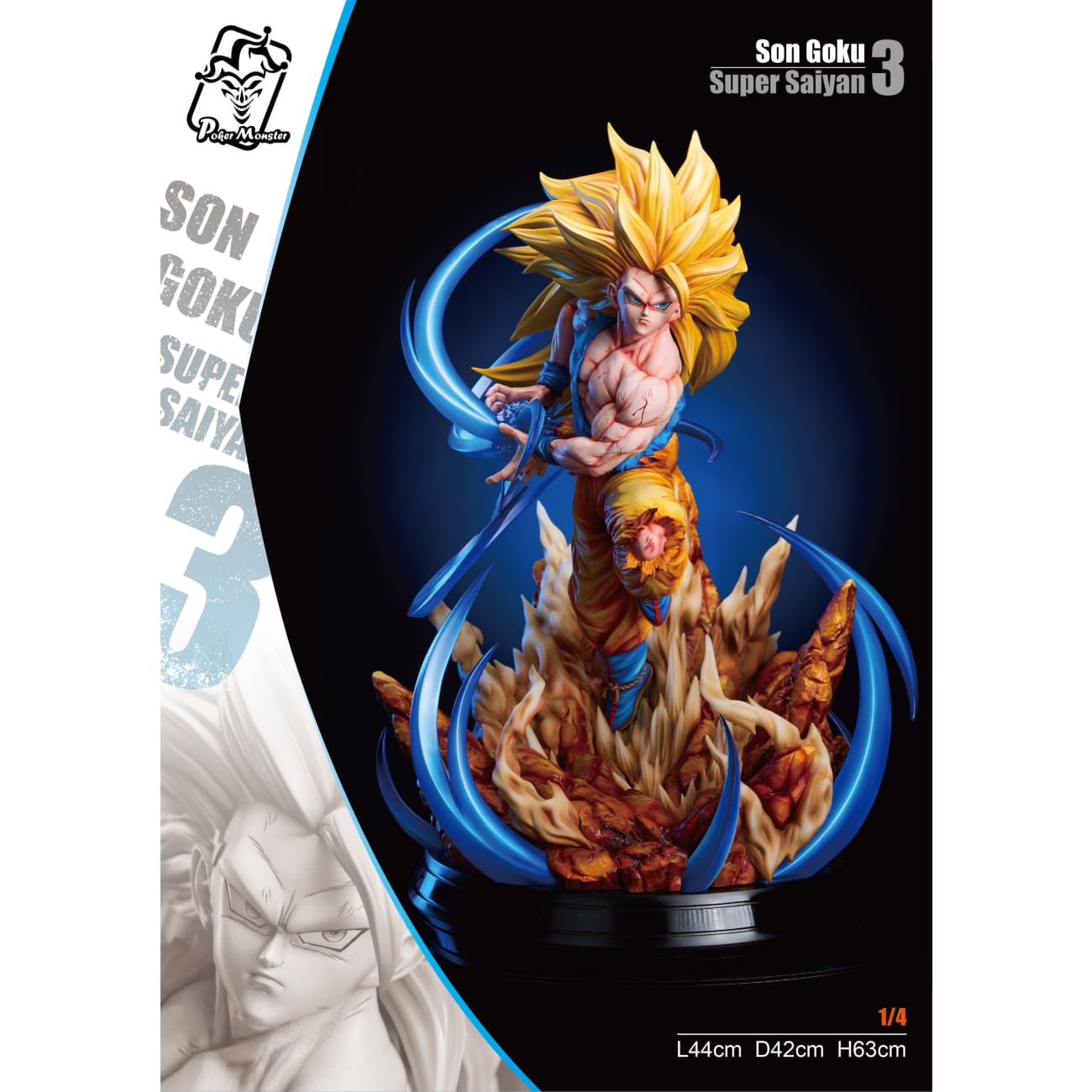 Poker Monster Studio - Super Saiyan 3 Son Goku [2 Variants]