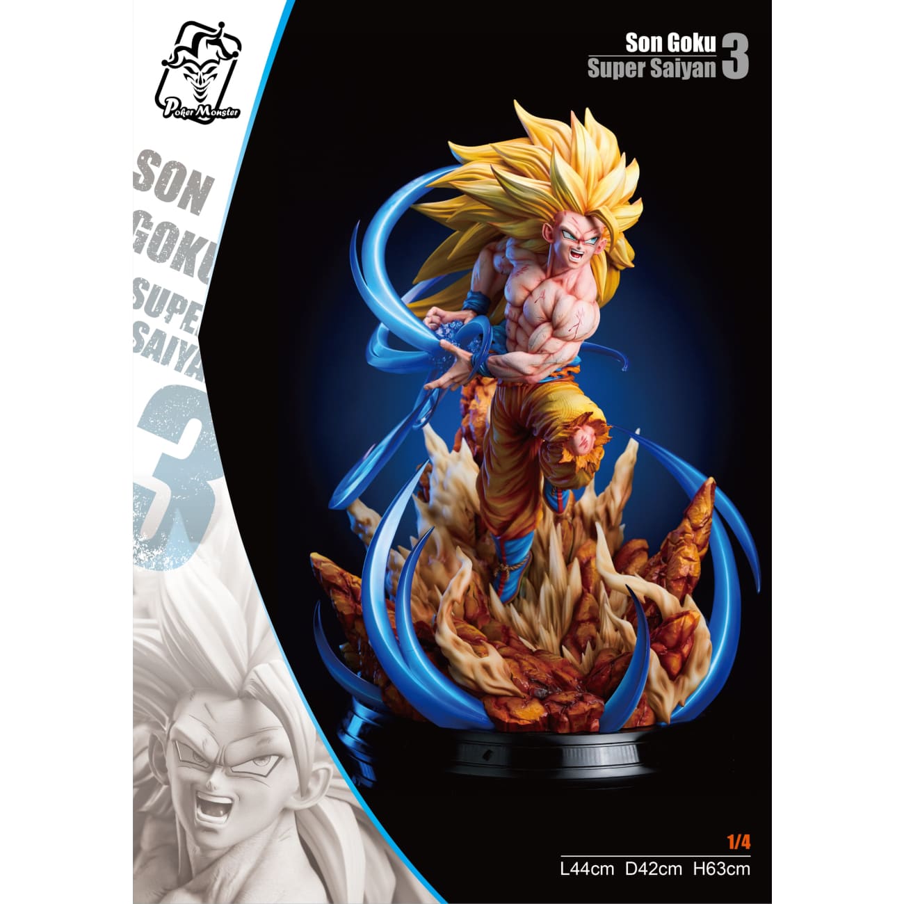 Poker Monster Studio - Super Saiyan 3 Son Goku [2 Variants]