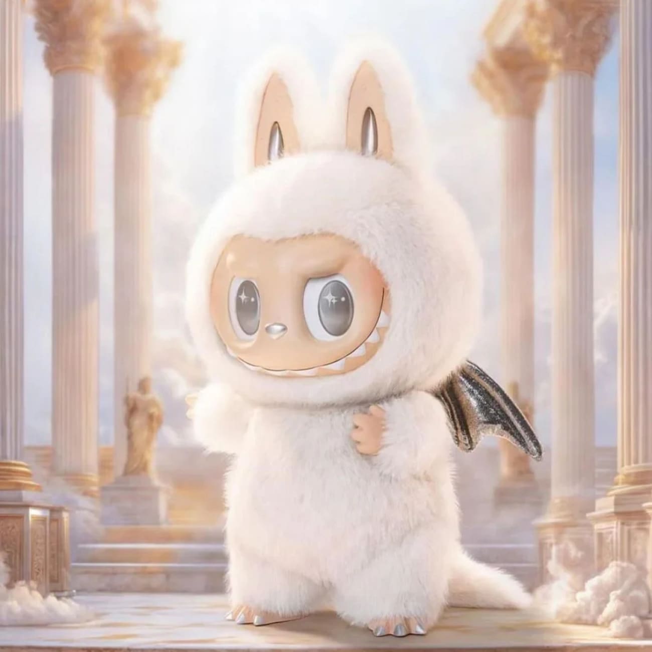 【正規品】POPMART ジモモANGEL IN CLOUDS labubu POP MART】LABUBU Zimomo Angel In Clouds Vinyl Face Doll (POP