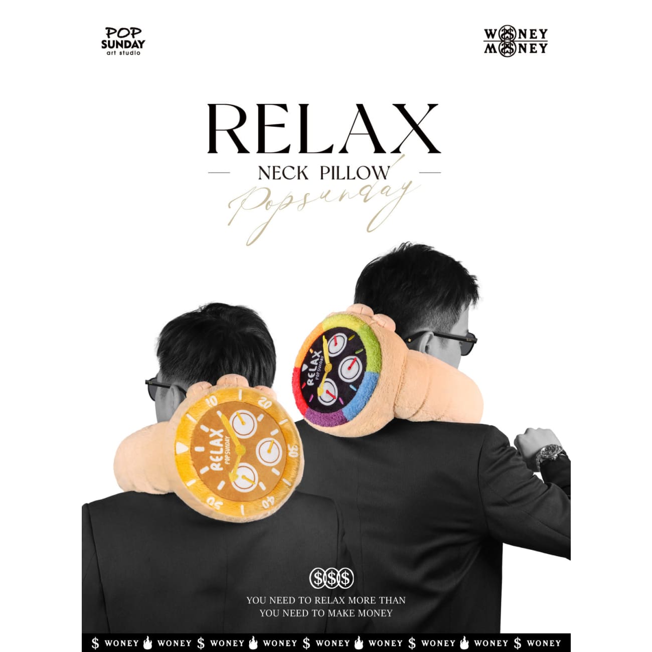 Pop Sunday - Relax Neck Pillow [2 Variants]