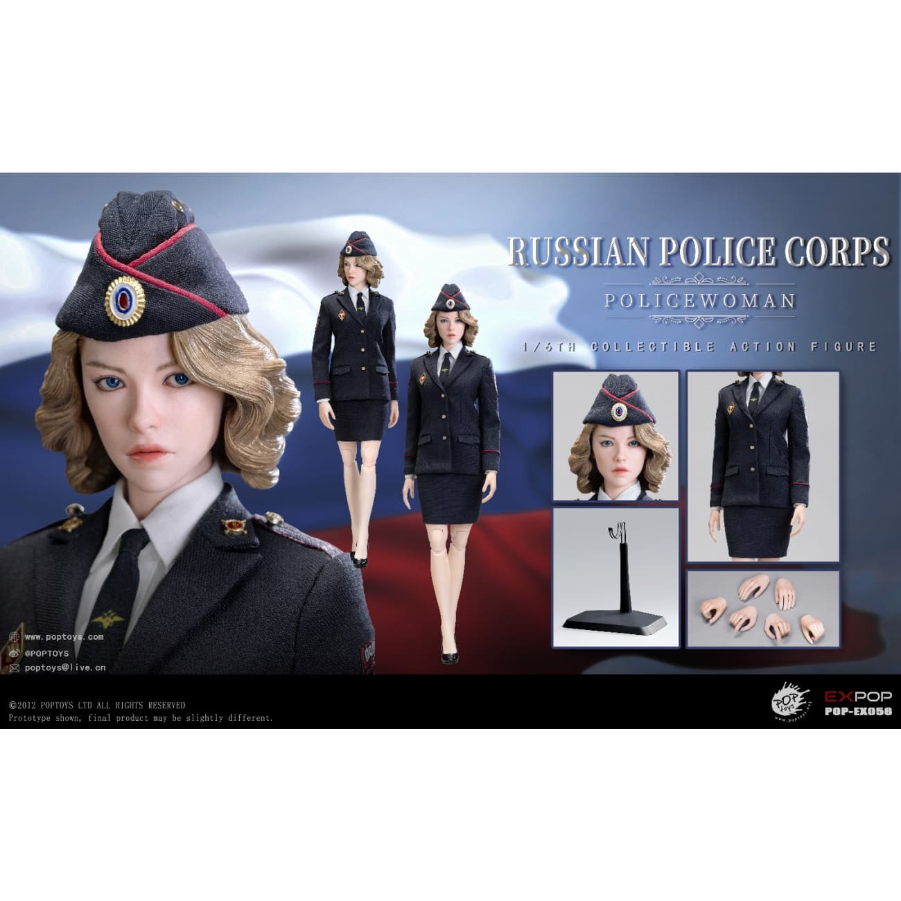 POPTOYS - Mounted Police Woman [EX055] / Policewoman of Ministry of Internal Affairs [EX056]