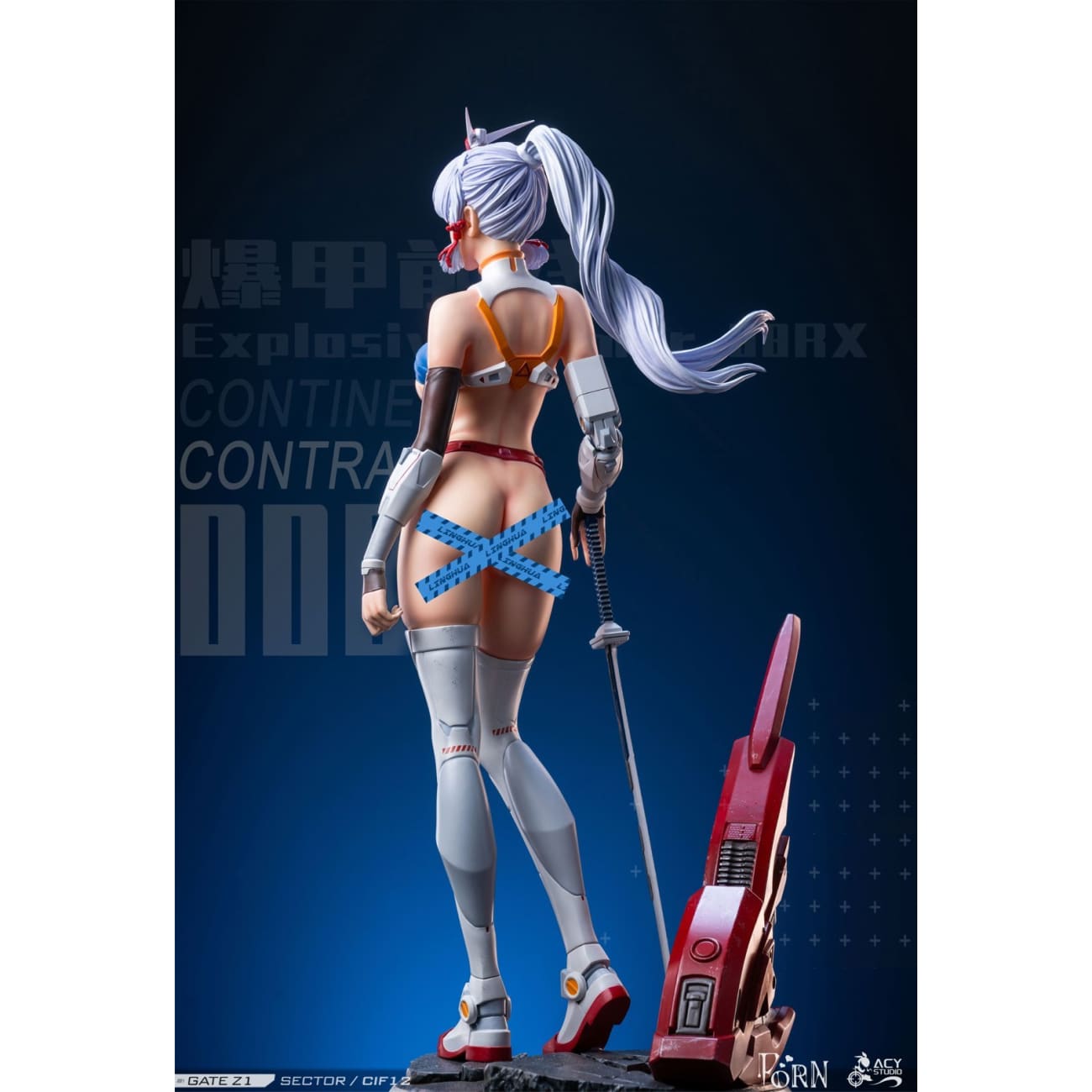 Porn Studio × Acy Studio - Kamisato Ayaka Cosplay Gundam RX