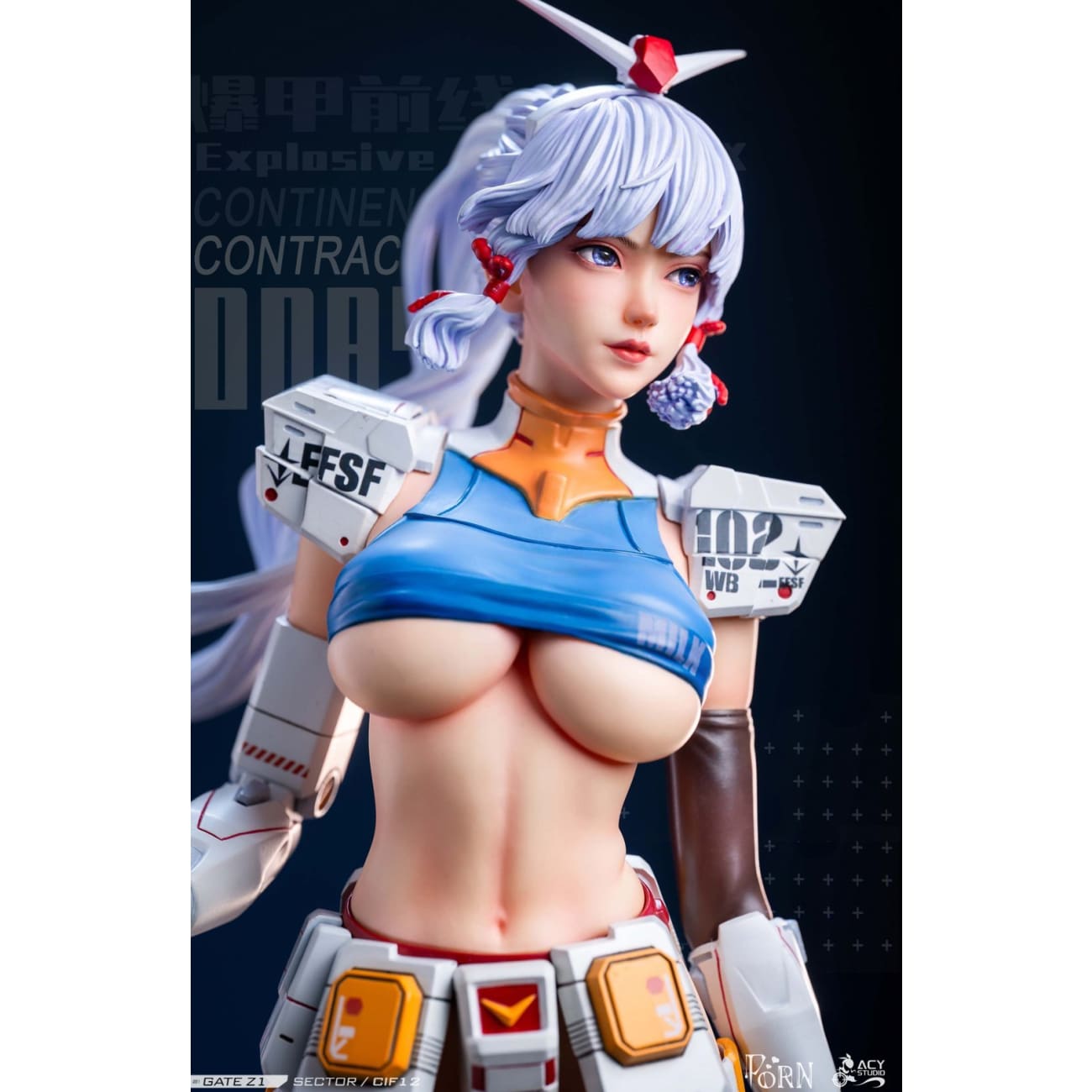 Porn Studio × Acy Studio - Kamisato Ayaka Cosplay Gundam RX
