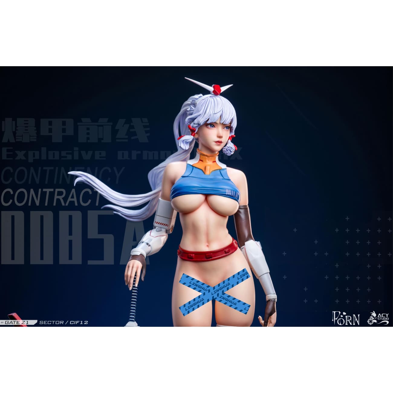 Porn Studio × Acy Studio - Kamisato Ayaka Cosplay Gundam RX