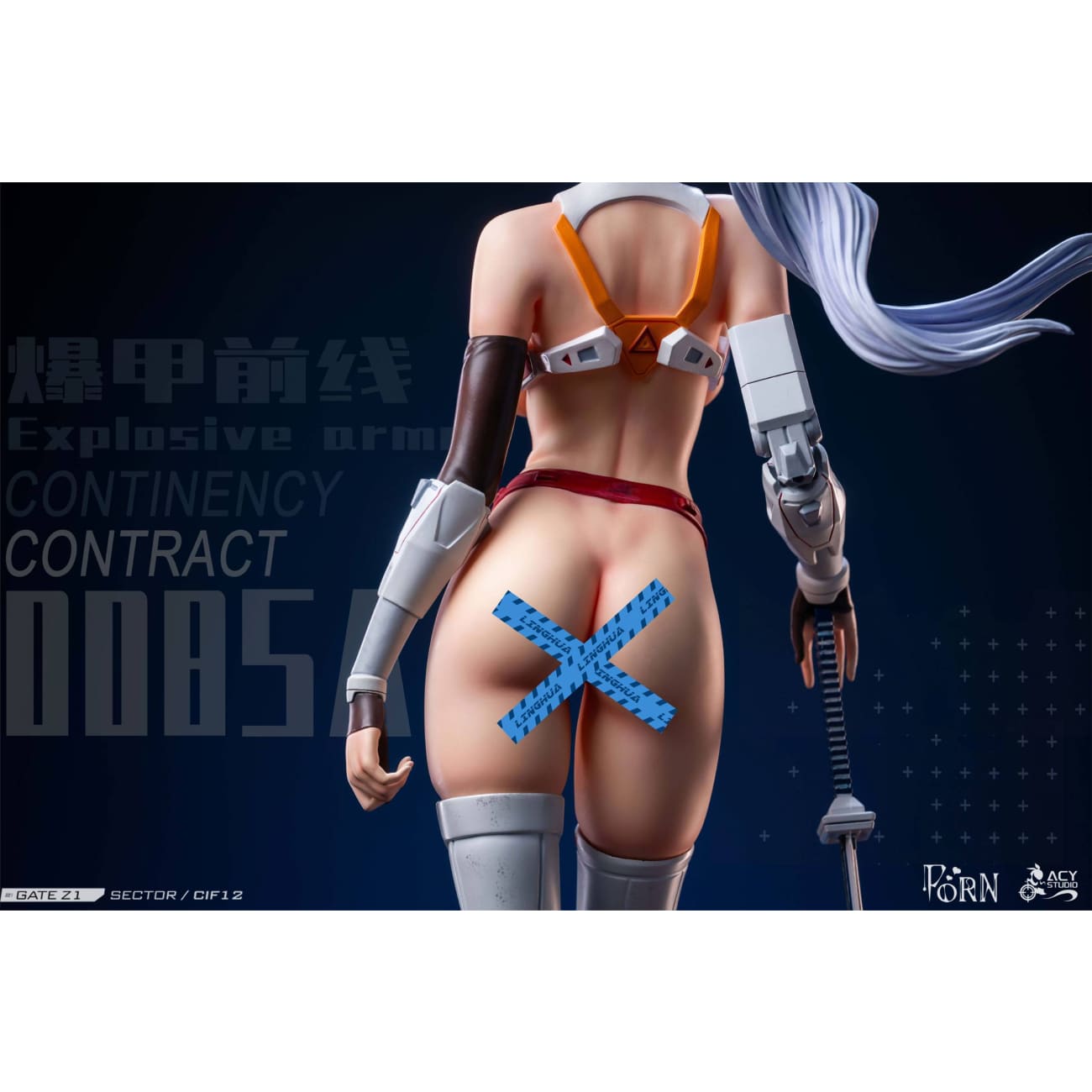 Porn Studio × Acy Studio - Kamisato Ayaka Cosplay Gundam RX