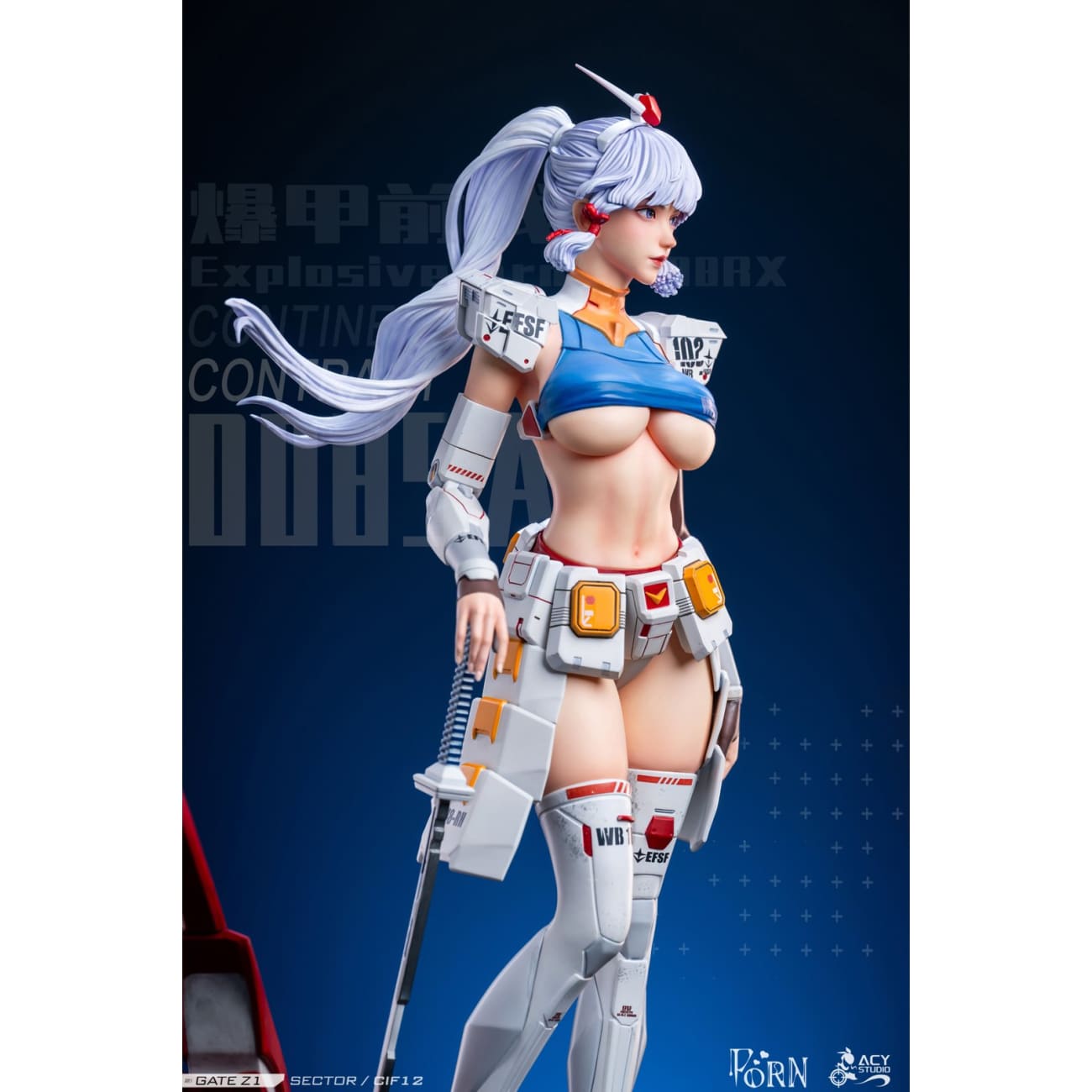 Porn Studio × Acy Studio - Kamisato Ayaka Cosplay Gundam RX