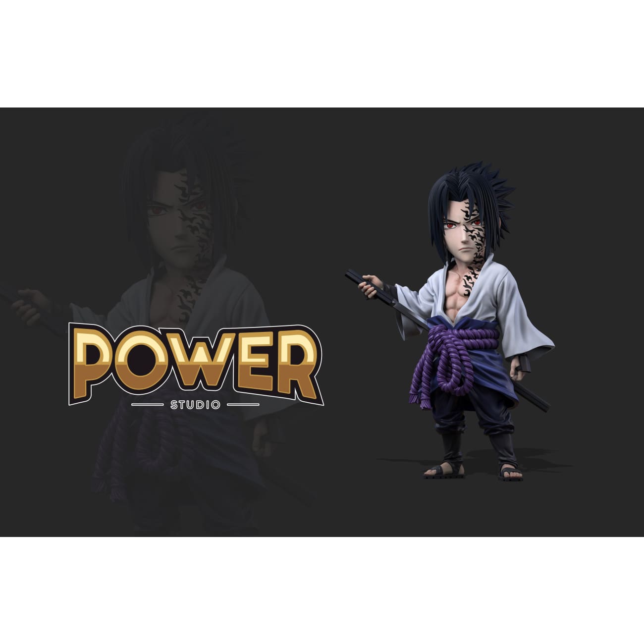 Power Studio - Sasuke Uchiha White Clothes Ver. [2 Variants]