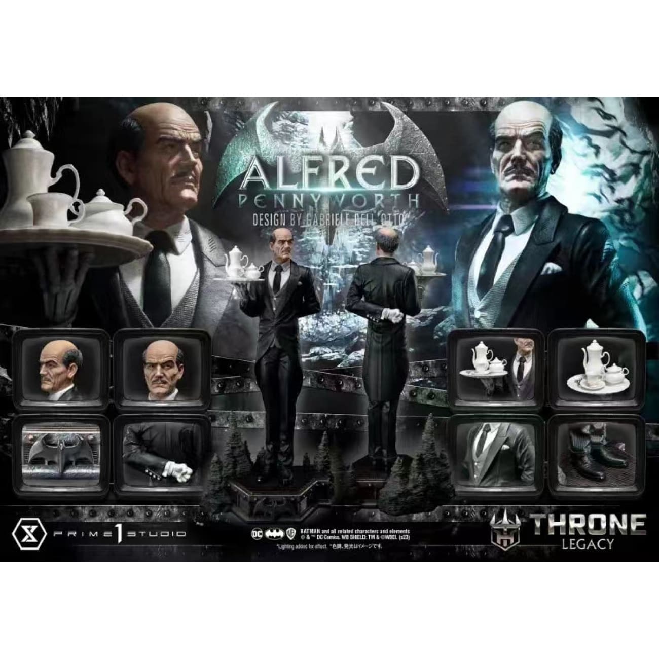 Prime 1 Studio - Alfred Pennyworth [2 Variants]