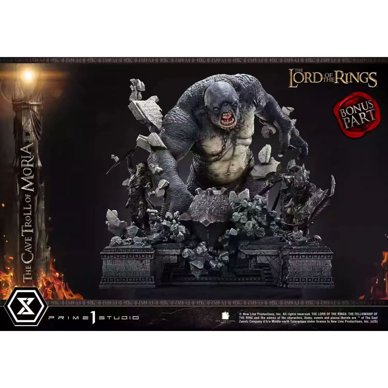 Prime 1 Studio  - Cave Troll of Moria PMLOTR-13/ PMLOTR-13S [Lisenced] [2 Variants]