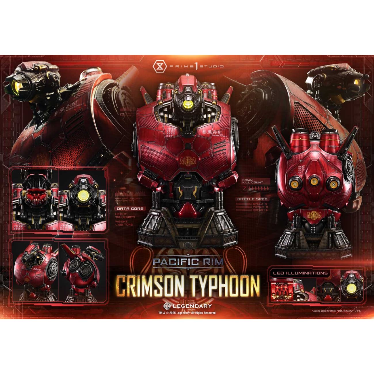 Prime 1 Studio - Crimson Typhoon LSPACRIM-03 / LSPACRIM-03DX [Licensed] [2 Variants]