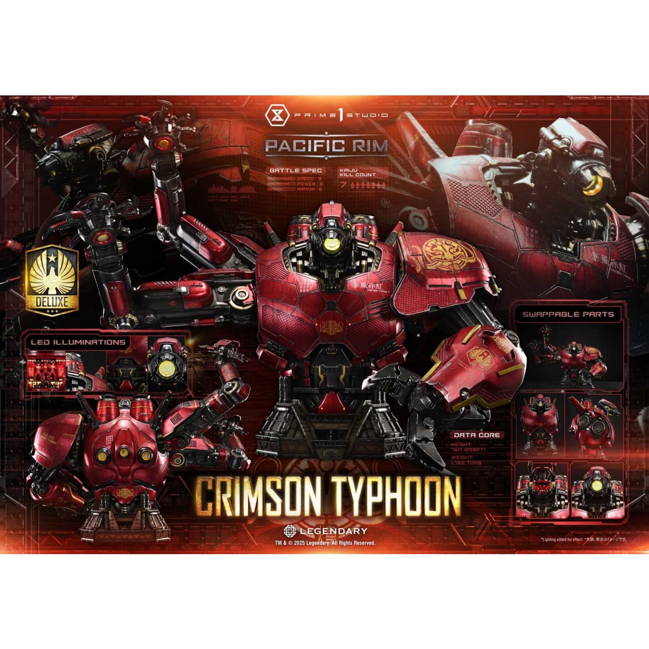 Prime 1 Studio - Crimson Typhoon LSPACRIM-03 / LSPACRIM-03DX [Licensed] [2 Variants]