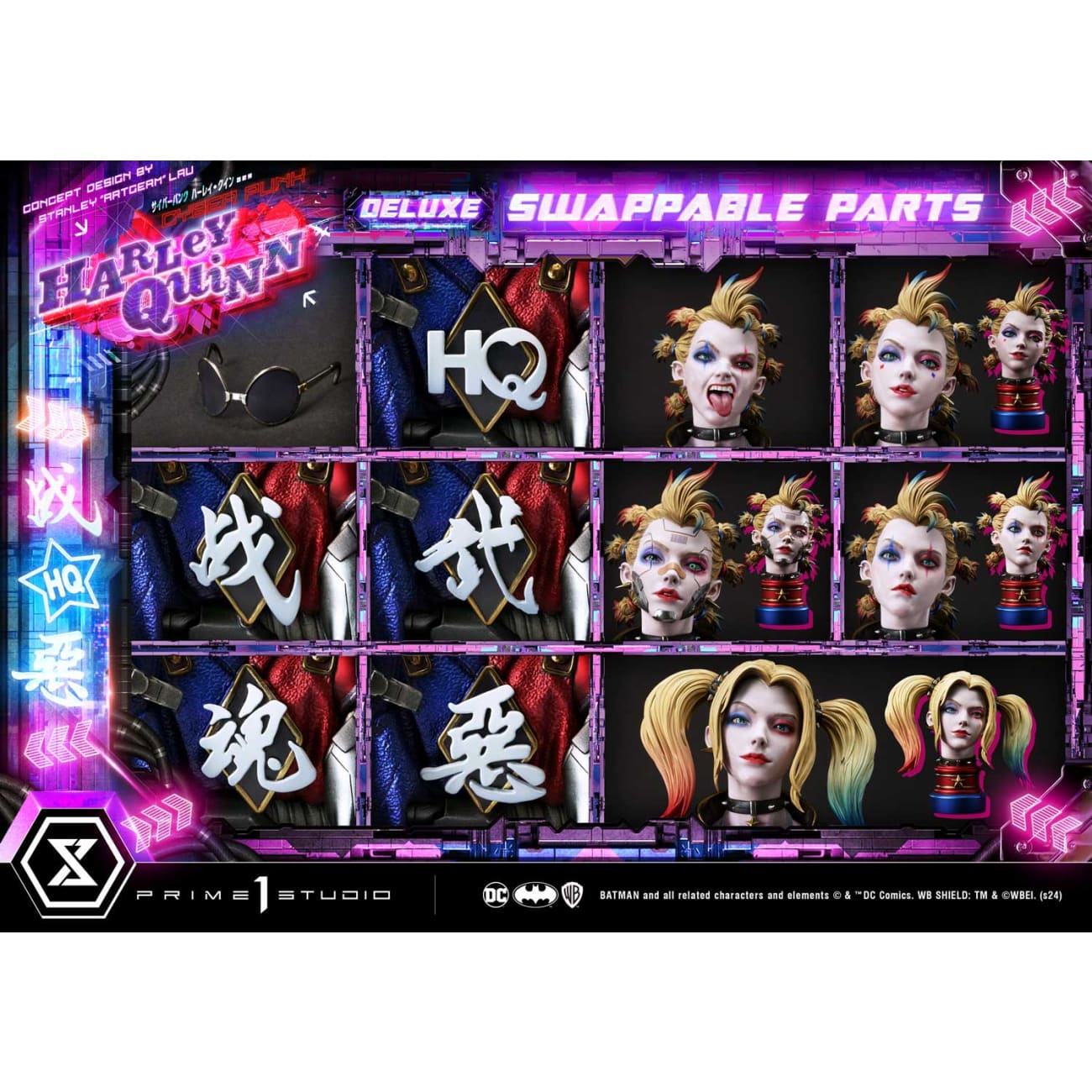 Prime 1 Studio - Cyberpunk Harley Quinn [3 Variants]