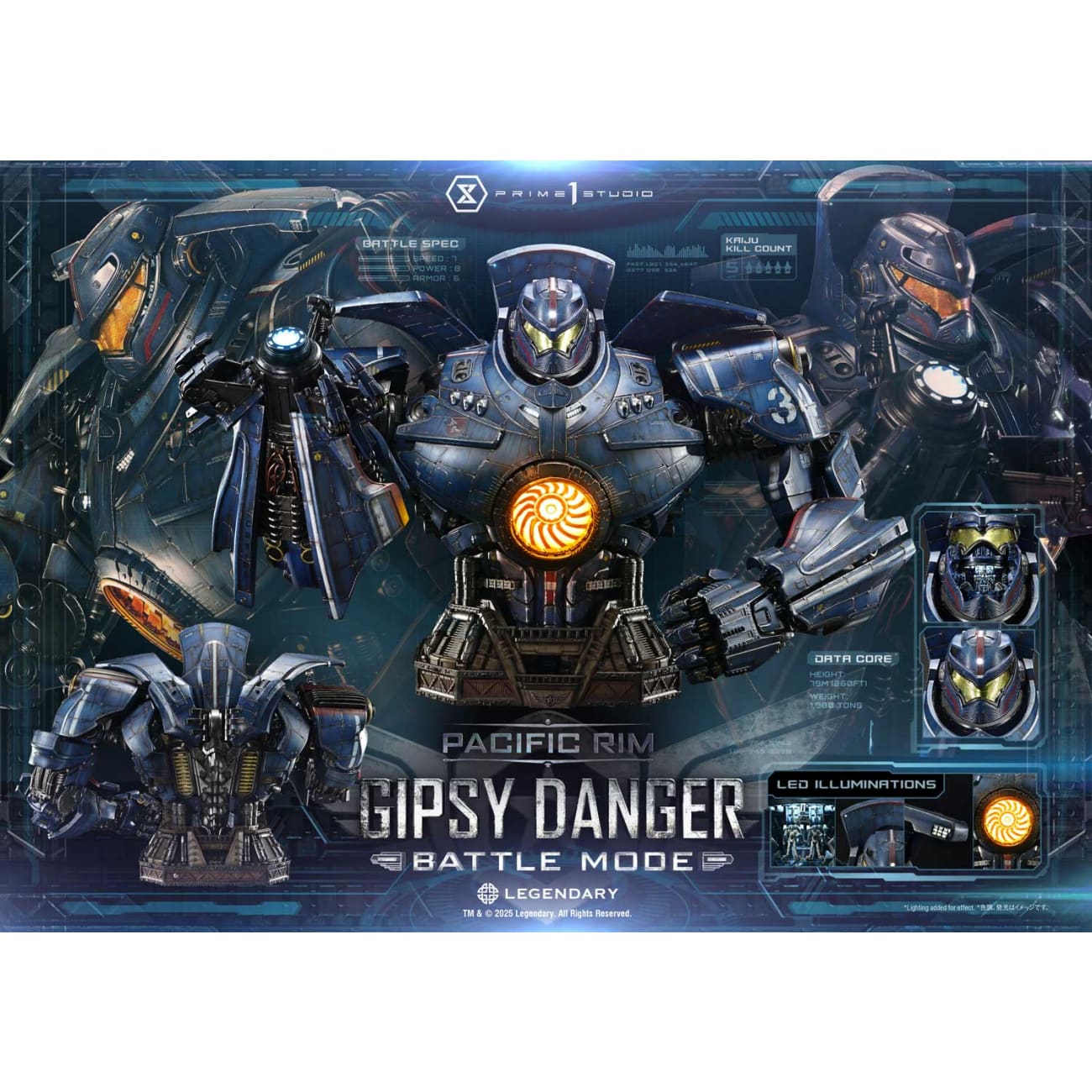 Prime 1 Studio - Gipsy Danger Battle Mode LSPACRIM-02 [Licensed]