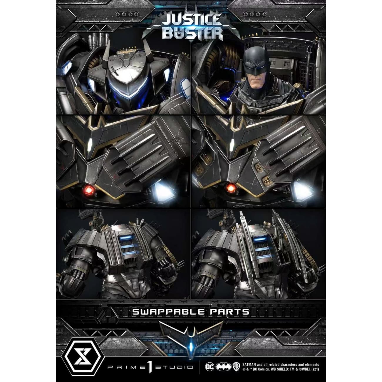Prime 1 studio - Justice League (Comics) Justice Buster Design By Josh Nizzi Ultimate Version