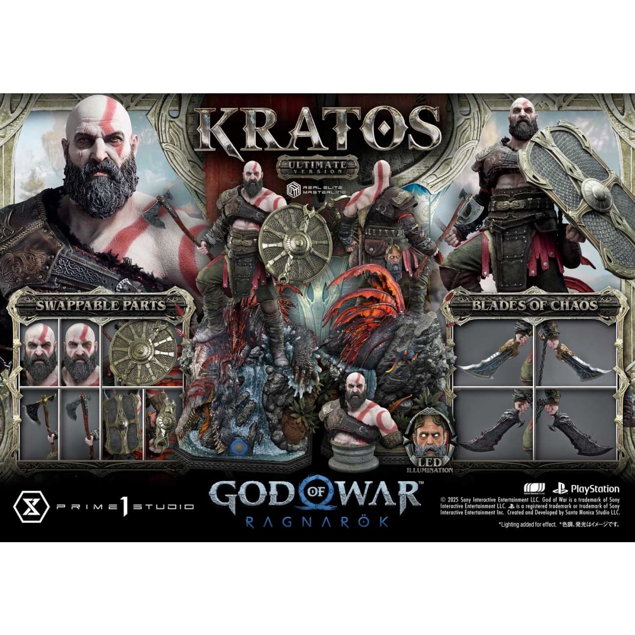 Prime 1 Studio - Kratos [3 Variants]