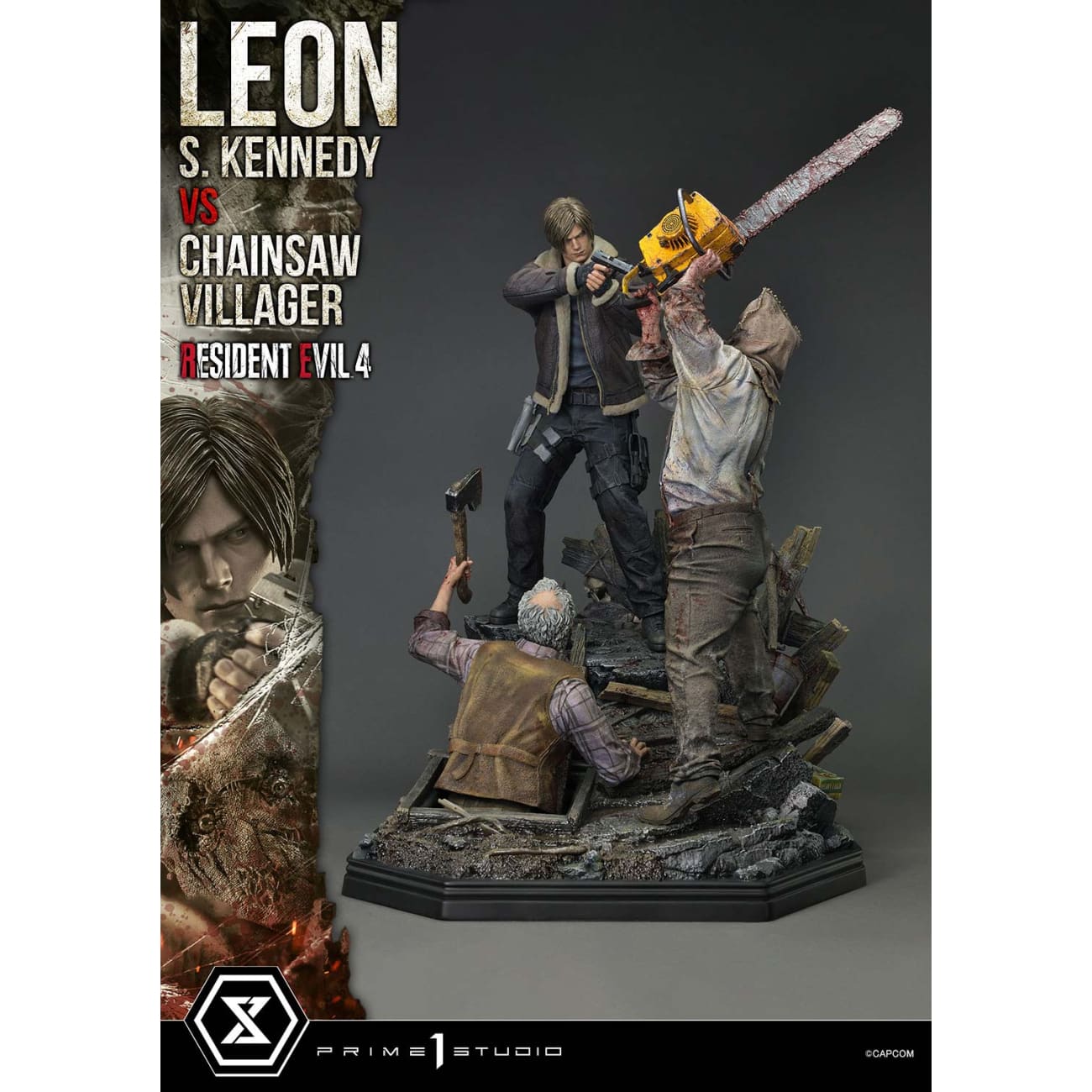 Prime 1 Studio - Leon S. Kennedy VS Chainsaw Villager [2 Variants]