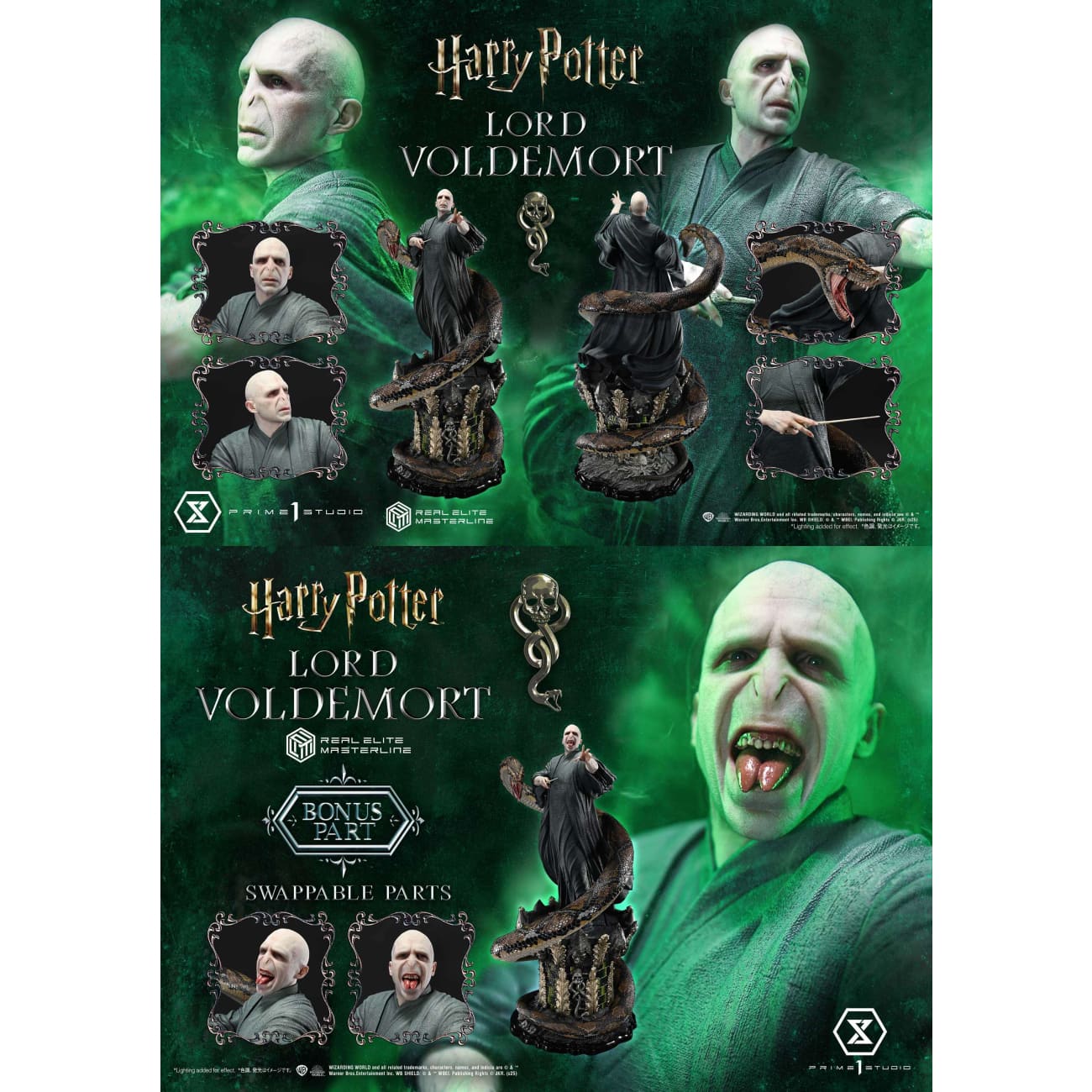 Prime 1 Studio - Lord Voldemort REMHP-01 / REMHP-01S [2 Variants]