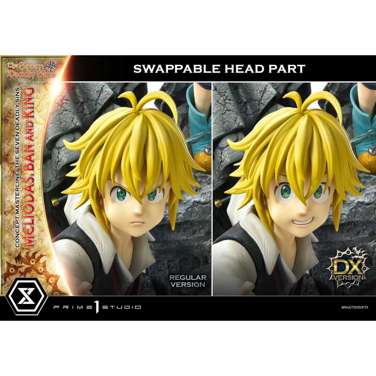 Prime 1 Studio - Meliodas, Ban and King [3 Variants]