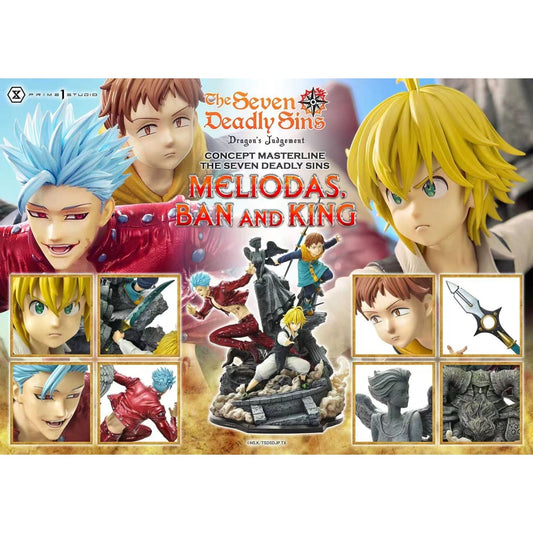 Prime 1 Studio - Meliodas, Ban and King [3 Variants]