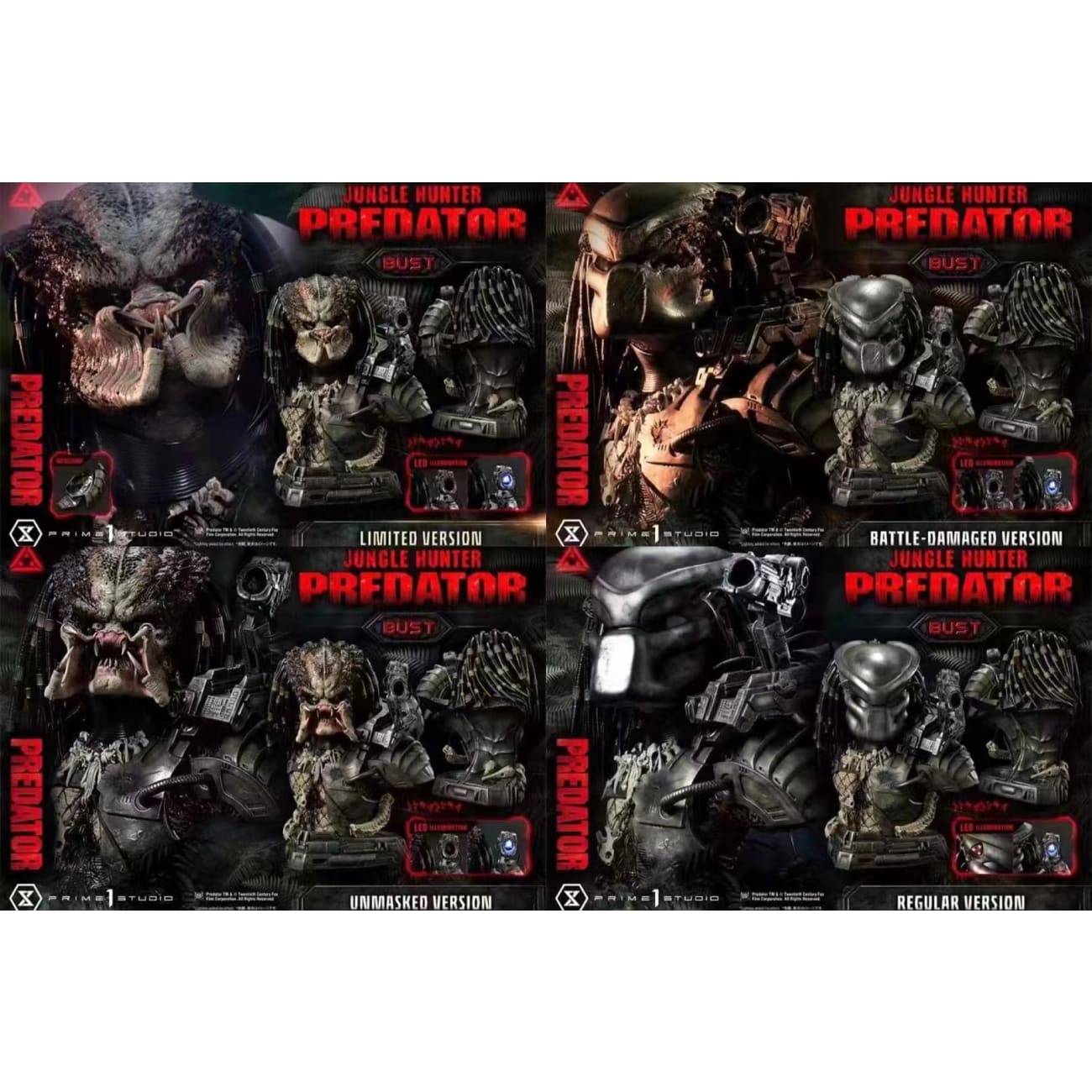 Prime 1 Studio - Predator Bust [4 Variants]