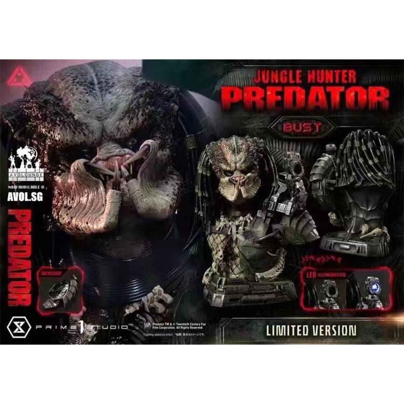 Prime 1 Studio - Predator Bust [4 variants]