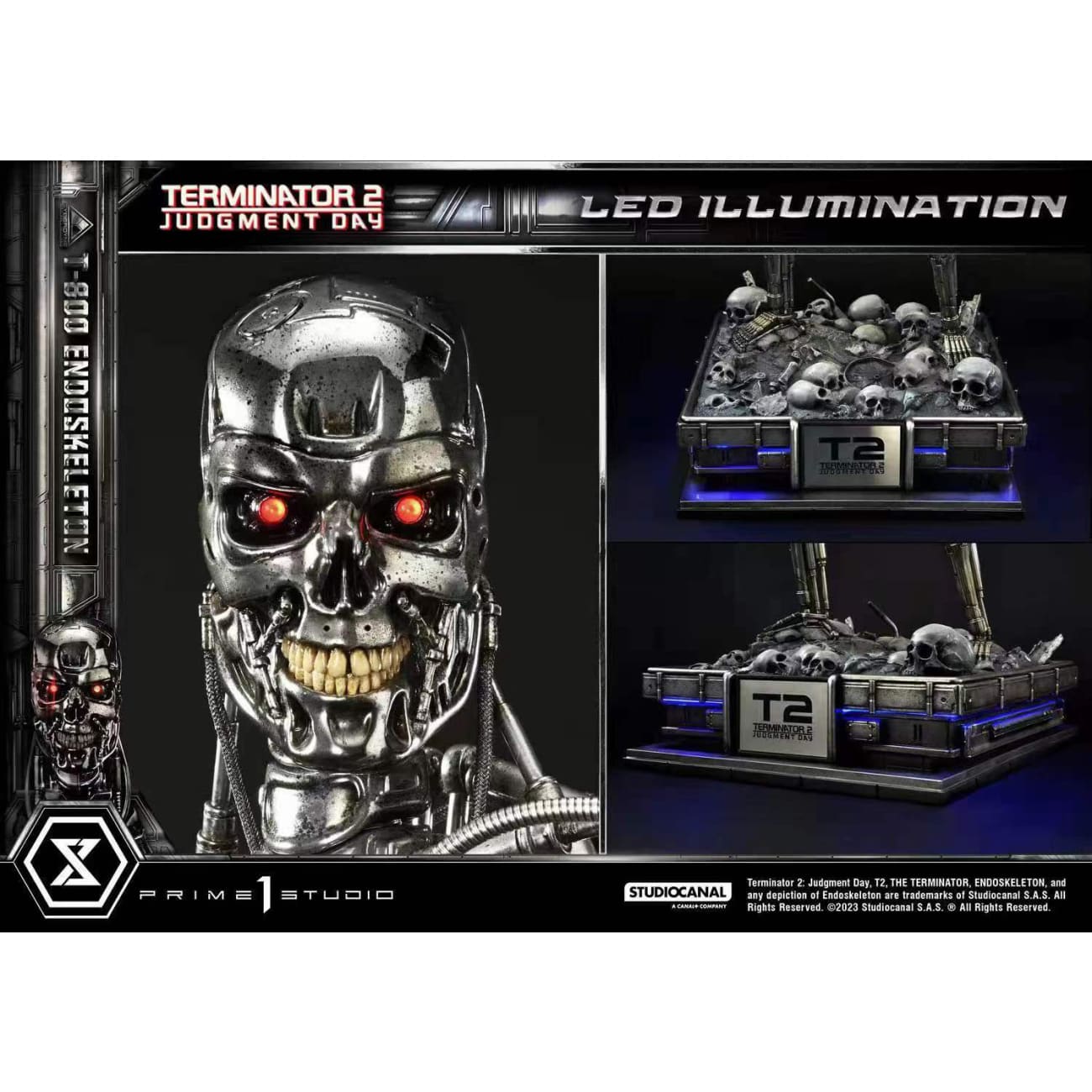 Prime 1 Studio - T-800 Endoskeleton [3 Variants]