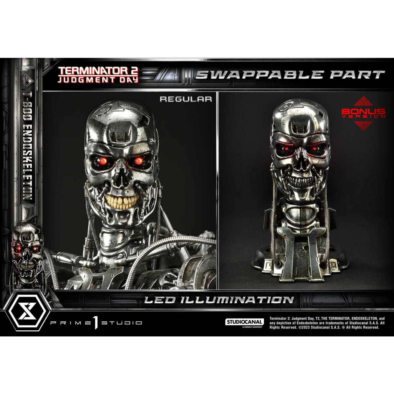 Prime 1 Studio - T-800 Endoskeleton [3 Variants]