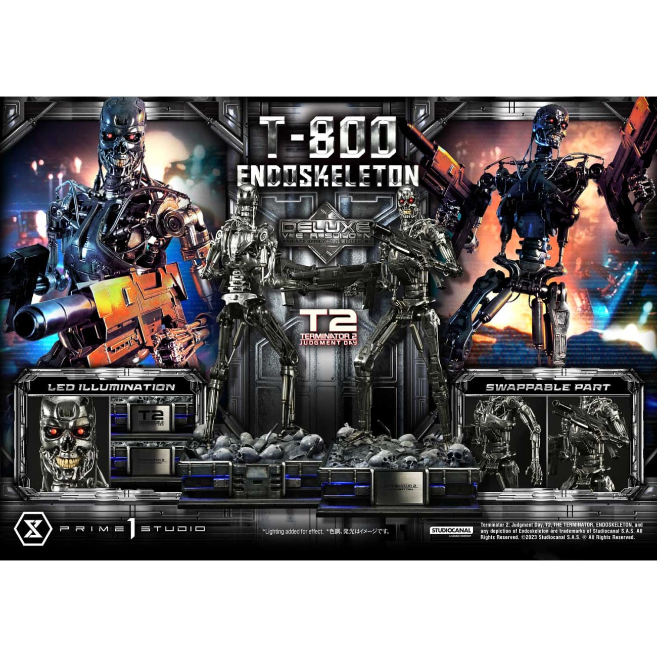 Prime 1 Studio - T-800 Endoskeleton [3 Variants]