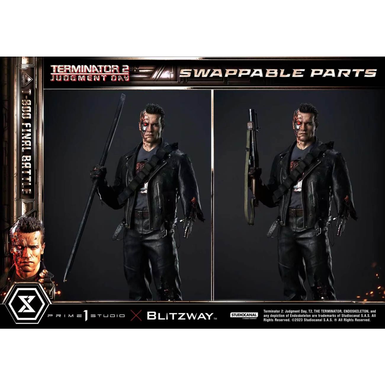 Prime 1 Studio - T-800 Final Battle [3 Variants]