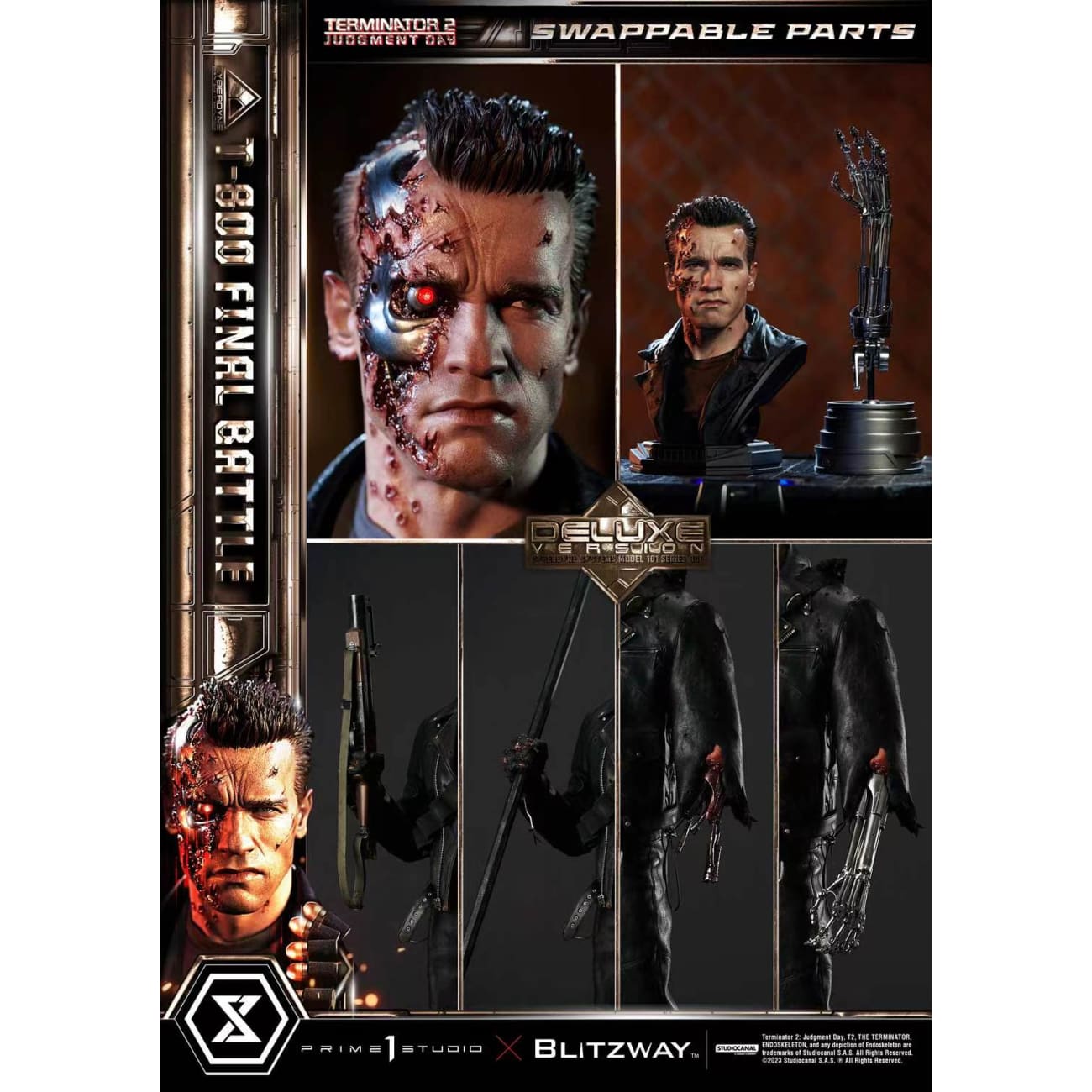 Prime 1 Studio - T-800 Final Battle [3 Variants]