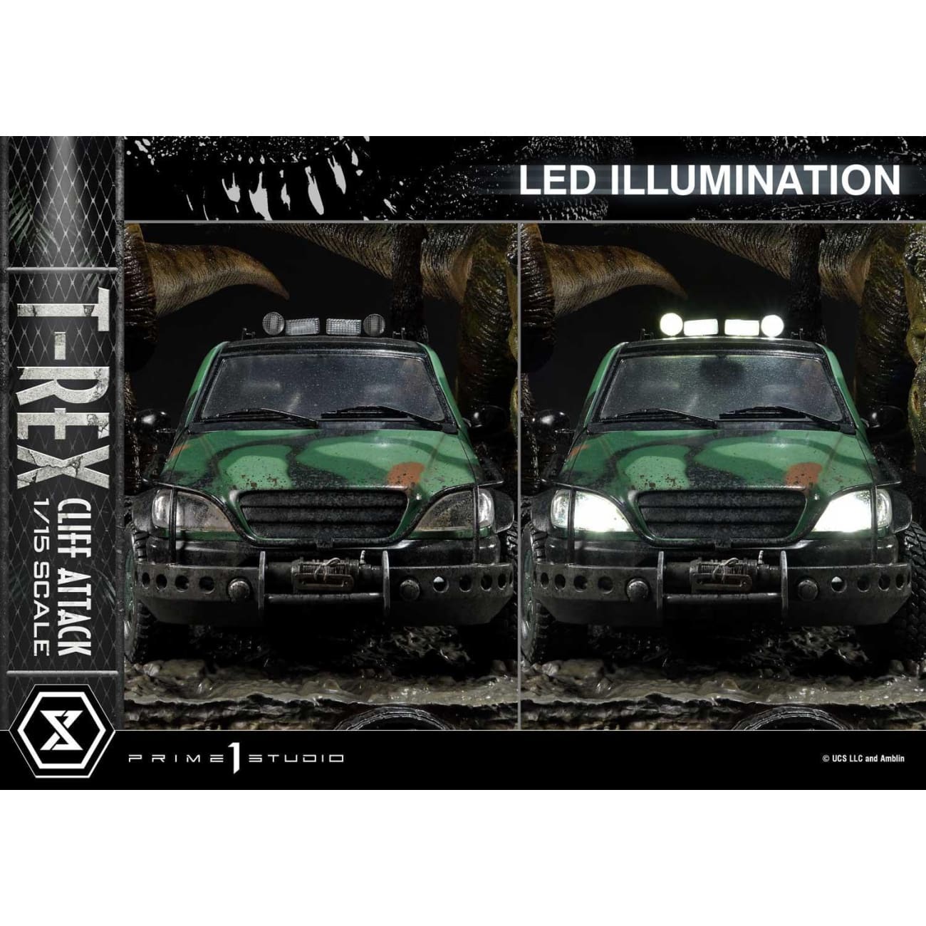 Prime 1 Studio - T-Rex Cliff Attack [2 Variants]