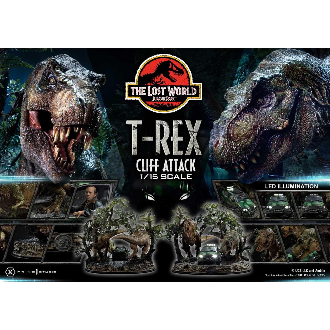 Prime 1 Studio - T-Rex Cliff Attack [2 Variants]