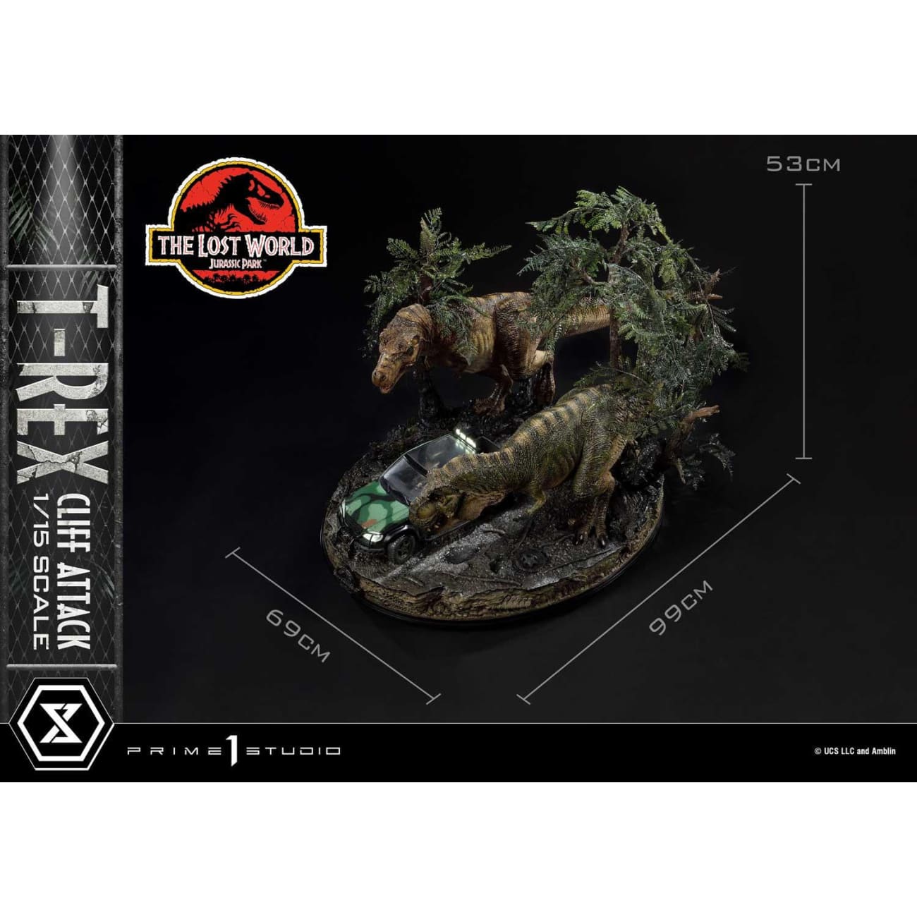 Prime 1 Studio - T-Rex Cliff Attack [2 Variants]