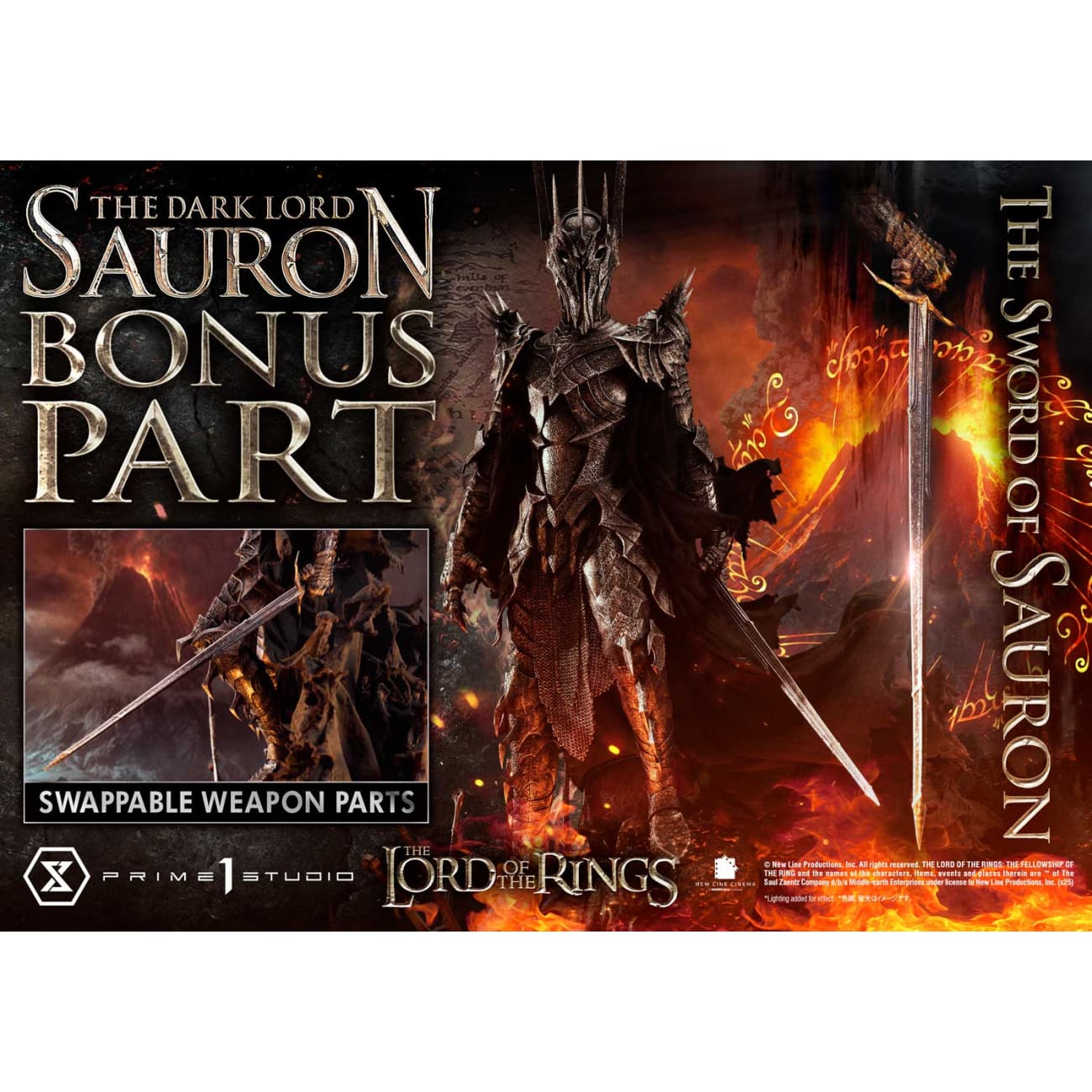 Prime 1 Studio - The Dark Lord Sauron [2 Variants]