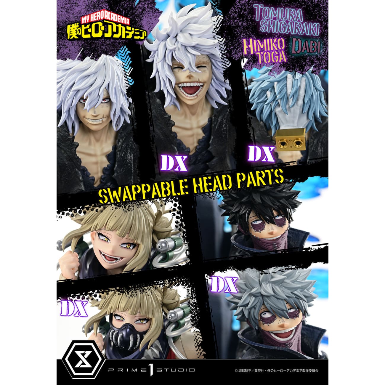 Prime 1 Studio - Tomura Shigaraki,dabi,himiko Toga