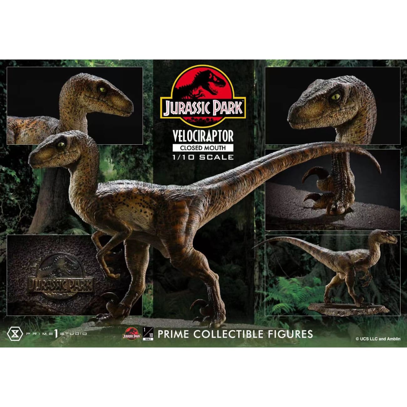 Prime 1 Studio - Velociraptor Closed Mouth Ver. [PCFJP-08]