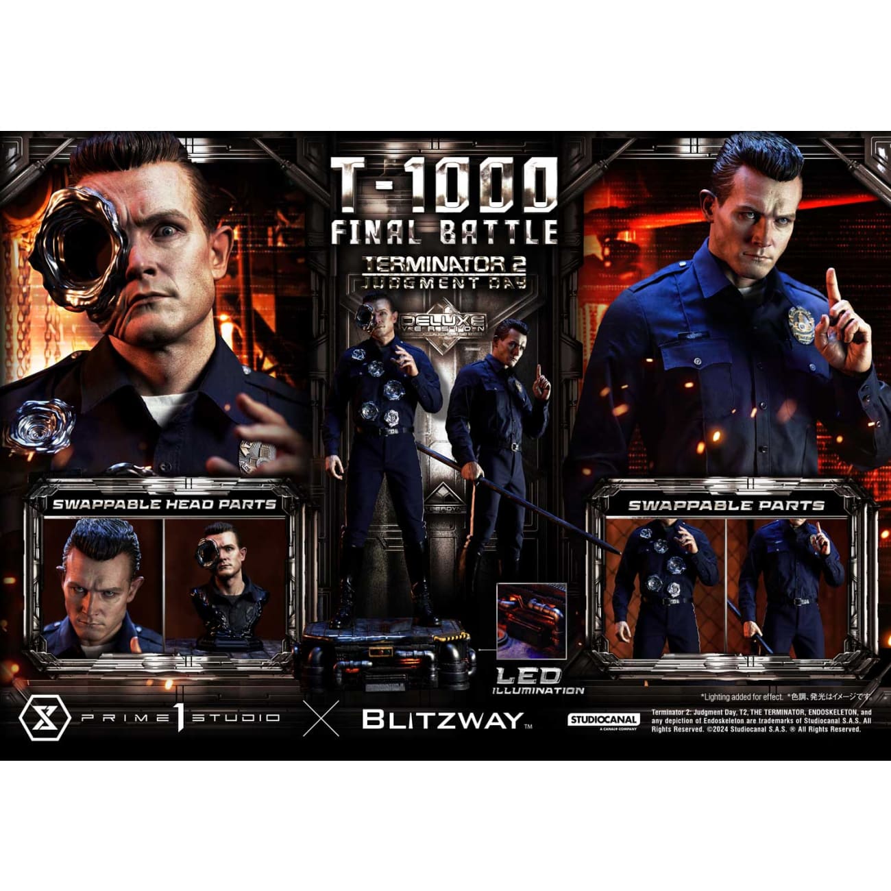 Prime 1 Studio x Blitzway Studio - T-1000 Final Battle [3 Variants]