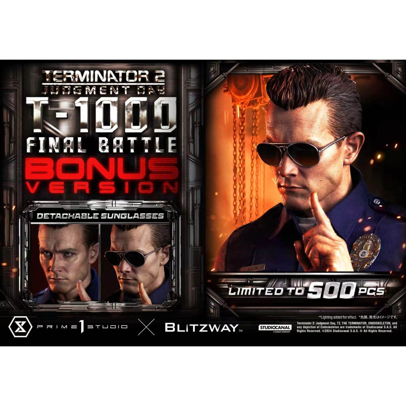 Prime 1 Studio x Blitzway Studio - T-1000 Final Battle [3 Variants]