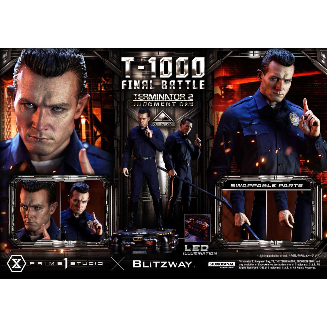 Prime 1 Studio x Blitzway Studio - T-1000 Final Battle [3 Variants]