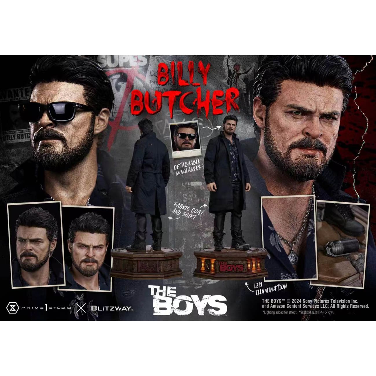 Prime 1 Studio x Blitzway - William "Billy" Butcher [2 Variants]