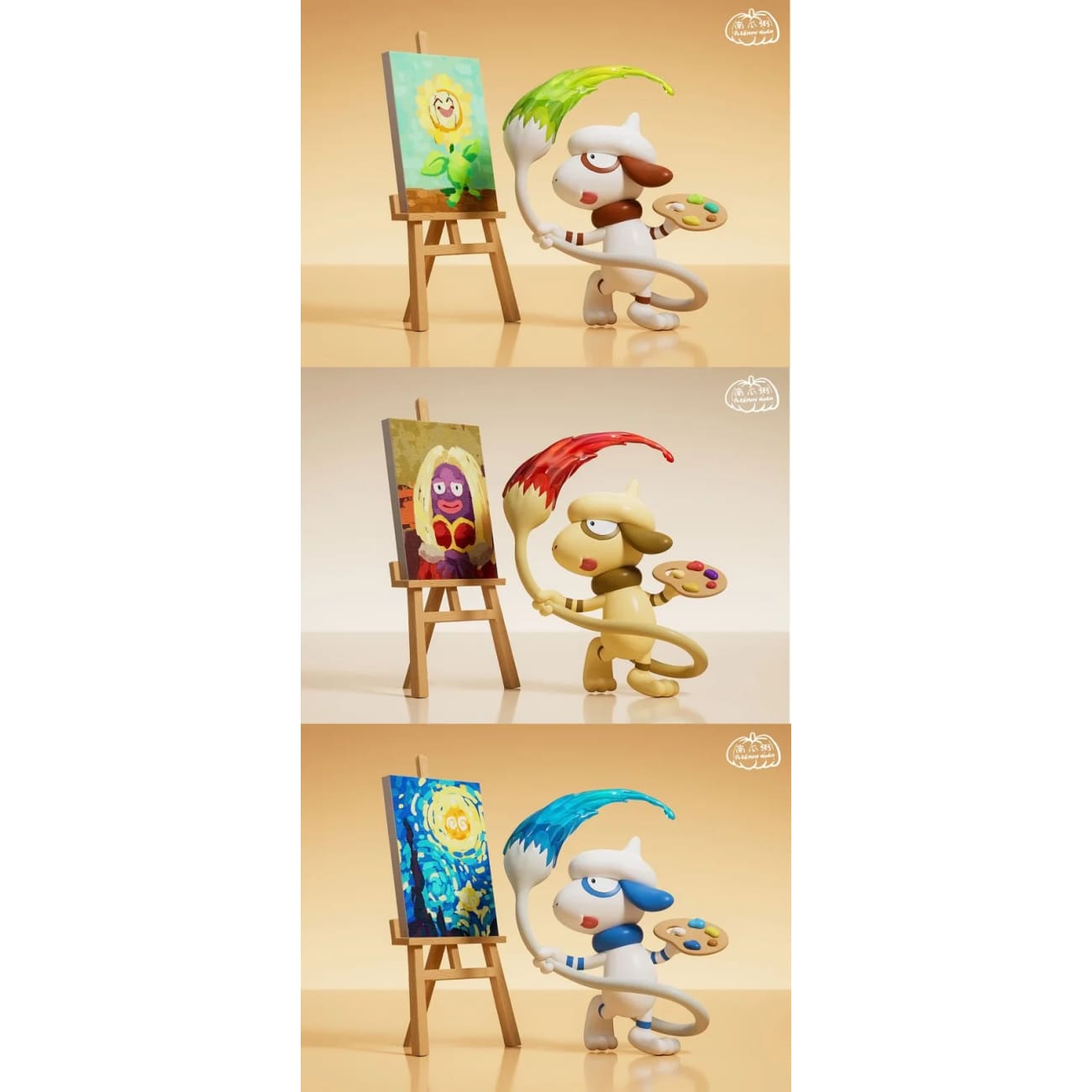 Pumpkin Porridge Studio - Drawing Smeargle [3 Variants]
