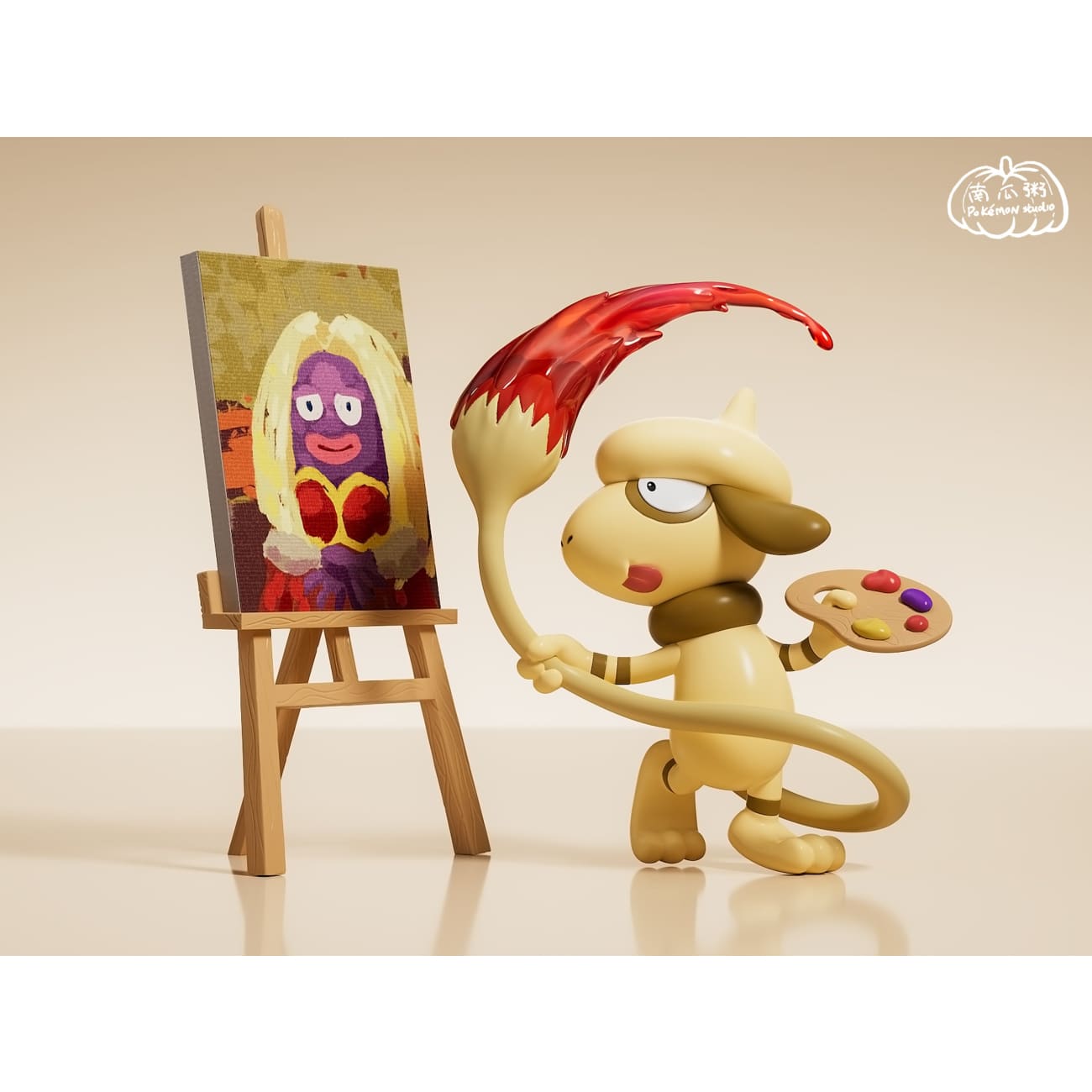 Pumpkin Porridge Studio - Drawing Smeargle [3 Variants]