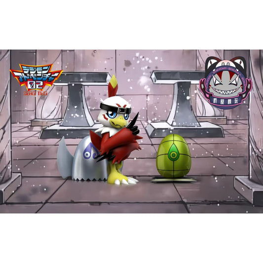 Qiao Wu Mo Wan Studio - Hawkmon & Digi-Egg of Love & Digi-Egg of Sincerity