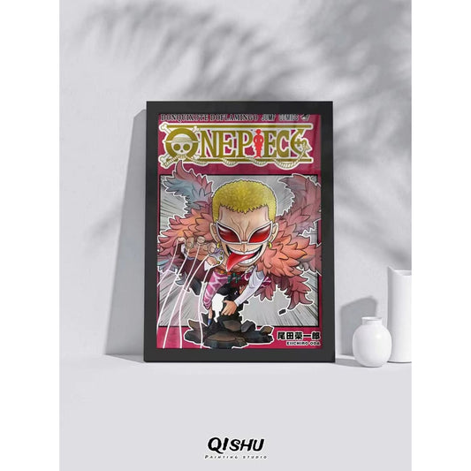 QISHU Painting Studio - Donquixote Doflamingo Poster Frame [A4 Size / A3 Size]