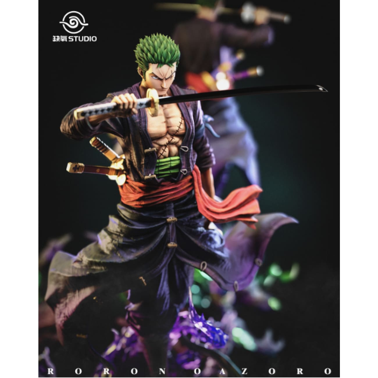 Que Yang Studio - Purple Flame Roronoa Zoro [2 Variants]